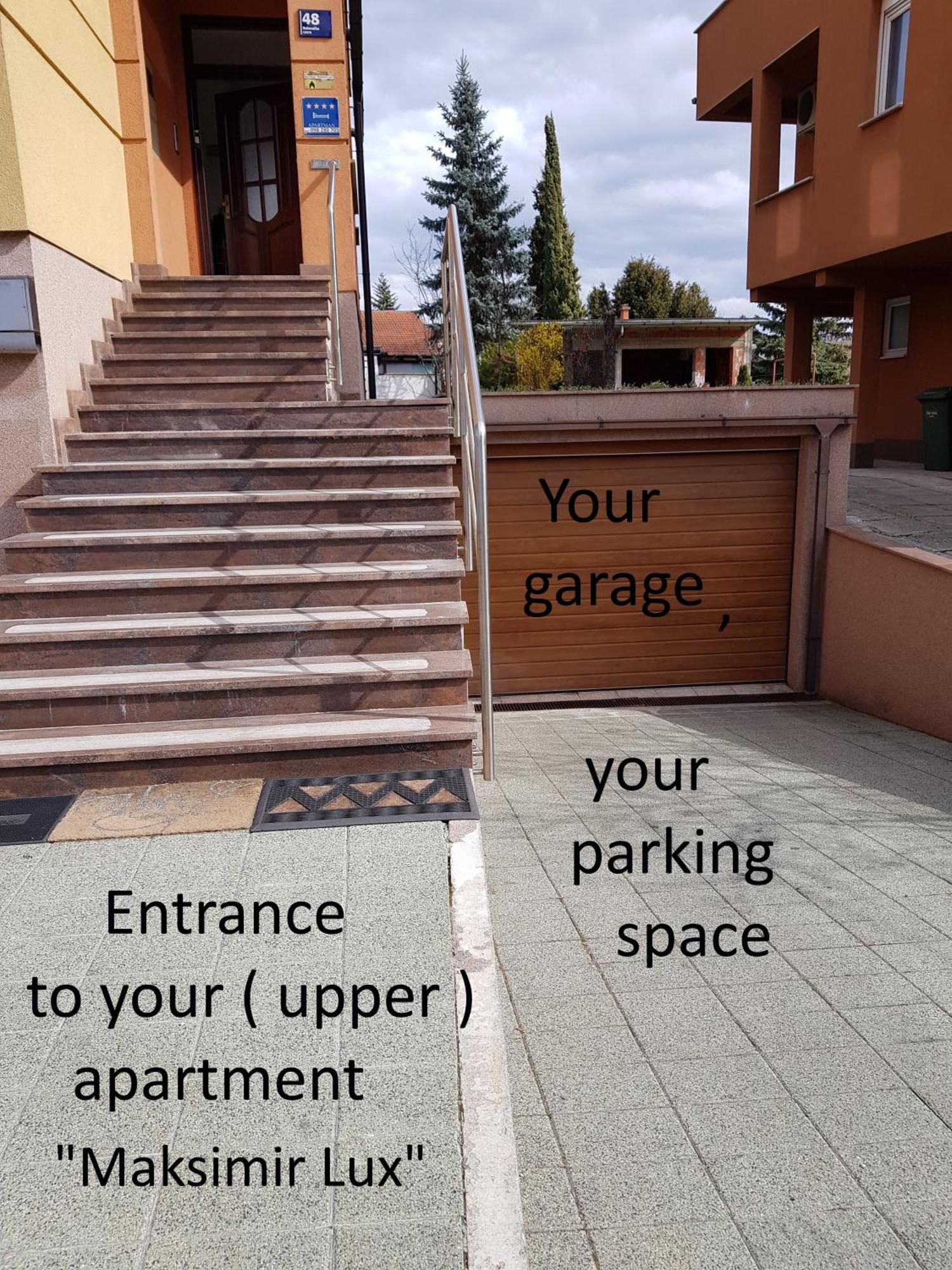 Apartman Maksimir Lux Zagreb-145M2 Exteriör bild